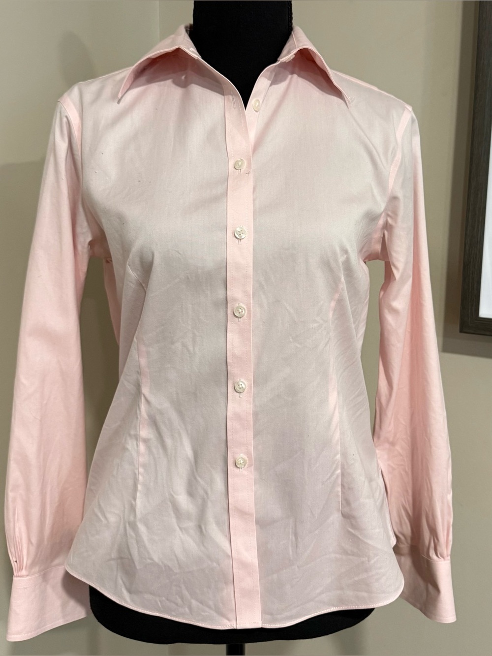 Brooks Brothers Soft Blush Petite Fitted Shirt
